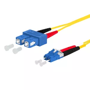 Волоконный кабель MetzConnect 151P1EOJOA5E 15 м I-V(ZN) H G.657.A2 SC на LC желтый