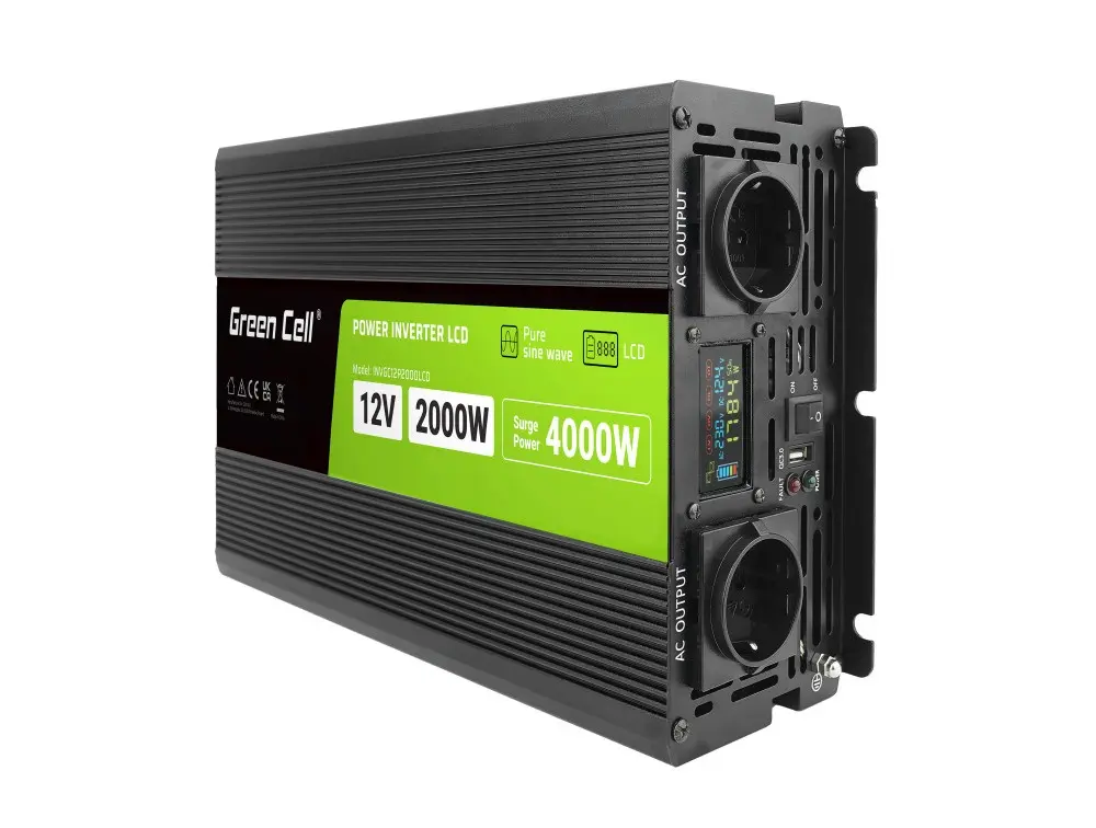 Auto invertors Green Cell INVGC12P2000LCD 2000