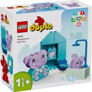LEGO DUPLO Bath Time Set 10413 — bath-themed playset for toddlers, 15 pieces, recommended age 1.5+