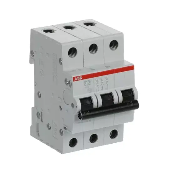 ABB SH203-C32 Miniature Circuit Breaker 3-Pole 32A Photo 3