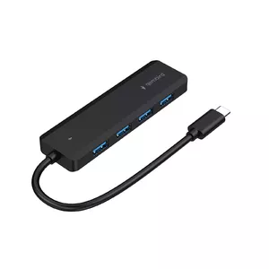 Gembird UHB-CM-U3P4P-01 USB Хаб 3.2 Gen 1 Type-C Черный 4 Порта