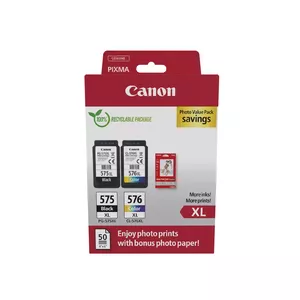 Canon 5437C006 tintes kārtridžs 2 pcs Oriģināls Augsta (XL) produktivitāte Melns, Tirkīzzils, Fuksīns, Dzeltens
