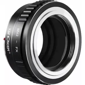 Objektīva montāžas adapteris K&F Fujifilm X / X-mount uz M42 (KF06.058) — metāla