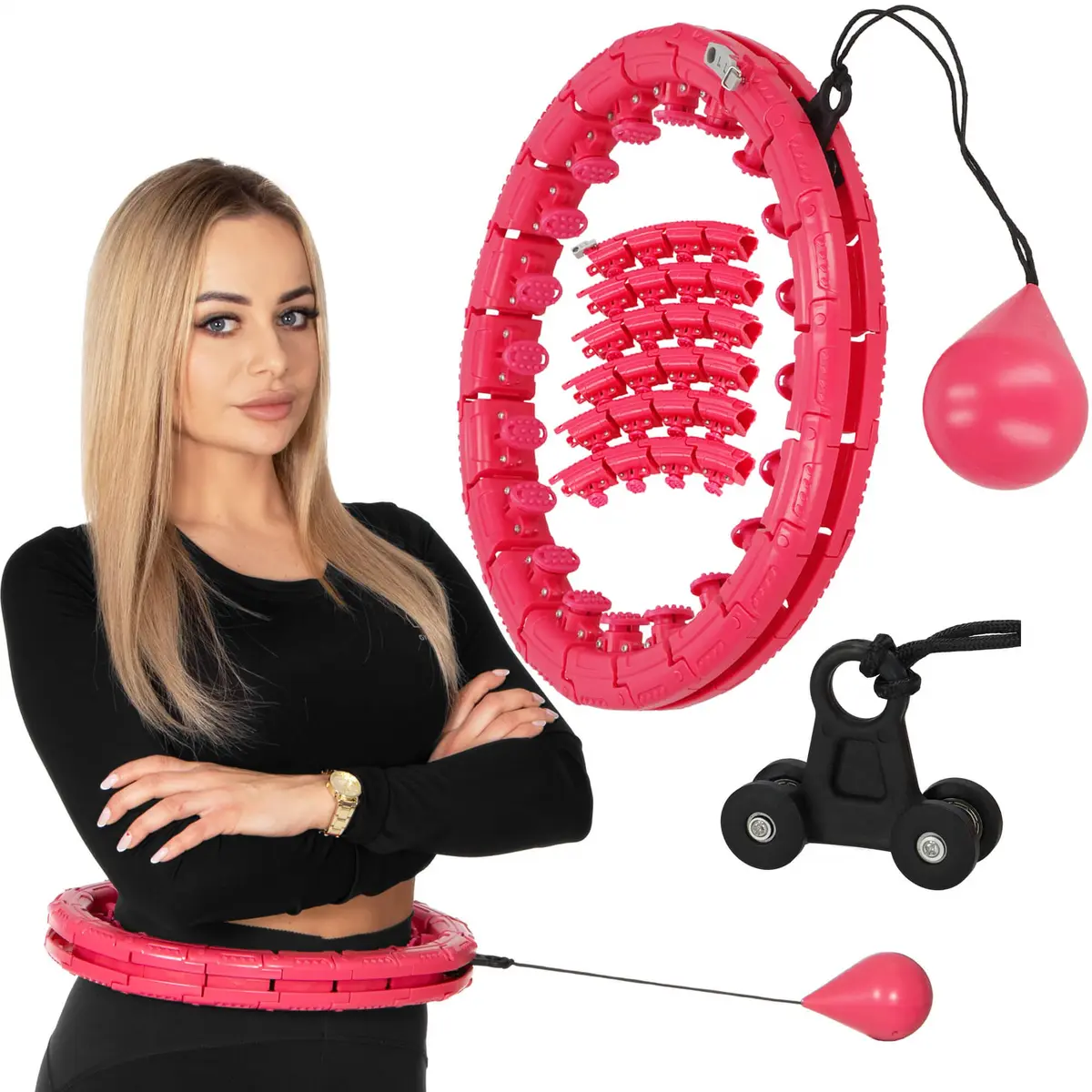 Fitness hoop Springos FA1072 — 100 cm Photo 10