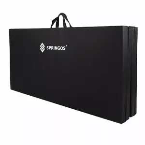 Складной тренировочный мат Springos FA0065 240 см — переносной напольный мат для упражнений, длина 240 см