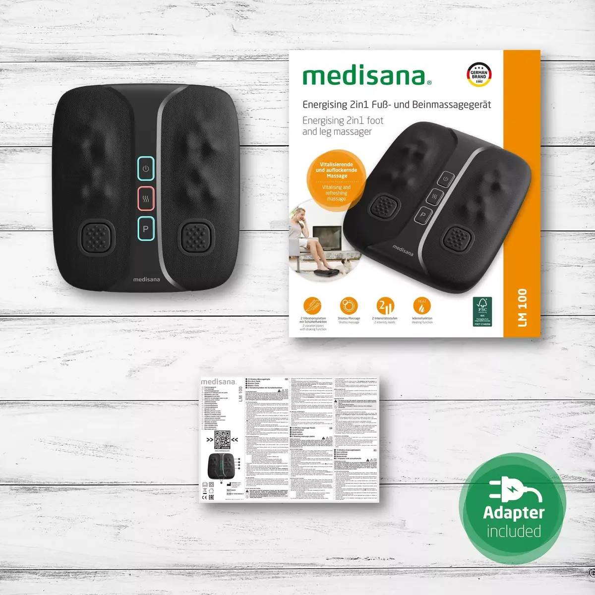 Kāju masieris Medisana LM 100 Shiatsu Vibration Photo 4