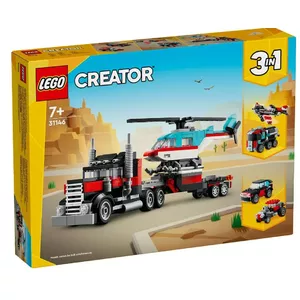 LEGO Creator 31146 Kravas automašīna ar platformu un helikopteru P8