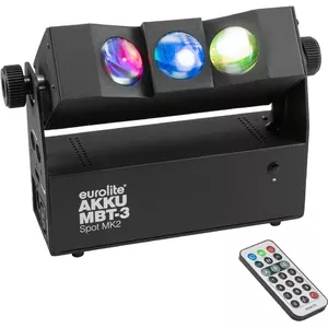 Spot light EUROLITE AKKU MBT-3 Spot MK2, battery-powered 3W LED