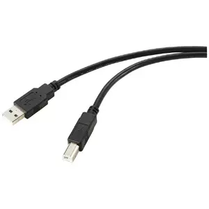 USB cable Renkforce RF-5770782 10 m USB A USB B Black