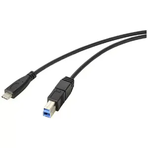 USB кабель Renkforce RF-5720408 1.8м USB C USB B USB 3.2 Gen 1