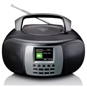 Портативное DAB+/FM радио Lenco SCD-860 с Bluetooth, CD-плеером, 2.4" TFT дисплеем, 2×2Вт, AUX, на батарейках/сеть