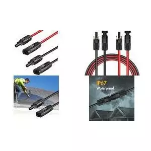 LogiLink PHC0101 MC4/m to MC4/F Extension Cable 2m