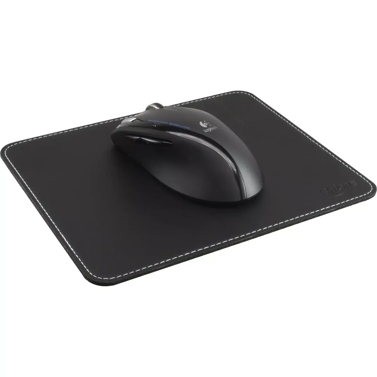 Mouse pad InLine Premium PU Leather black Photo 2