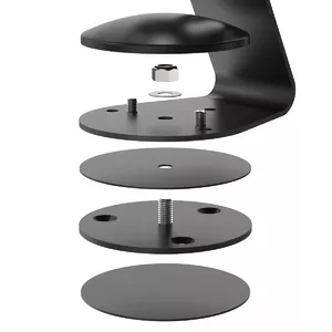Adapter Compulocks SWBB Swivel Base for Core Stand Black