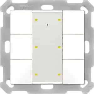 Poga MDT Taster Plus TS 55 Reinweiß glänzend — impulsu spiedpoga, BE-TA55T6.G2