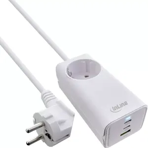 InLine USB блок питания GaN зарядное устройство 2x USB-C 1x USB-A PD 3.0