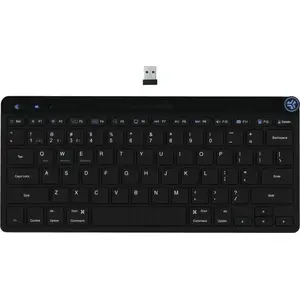 JLab IEUDEKGOKEYBRBLK4 Tastatūra Universāla Bluetooth QWERTY Melna Mini Bezvadu