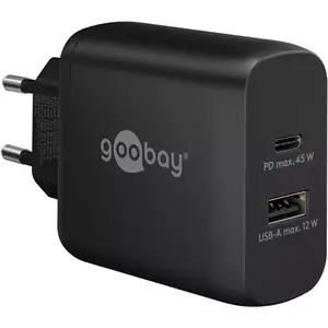 Зарядное устройство Goobay 65411 AC Быстрая зарядка для Наушников Смартфона Планшета Черное