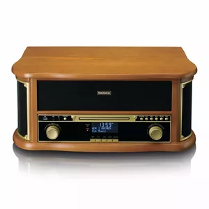 Lenco TCD-2571WD Turntable 10W Wood 1 Deck DAB FM Bluetooth