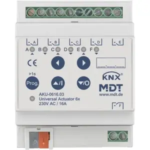 MDT Universal Actor AKU-0616.03 6 kanāli, 16A 230VAC