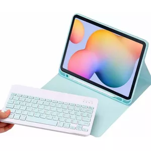 Protective keyboard case Strado for Samsung Galaxy Tab S6 Lite — Blue