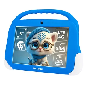 Tablet BLOW KidsTAB8 8" IPS HD Android 12, 1.6 GHz Octa-core T606, 4 GB RAM, 64 GB, LTE, MicroSD