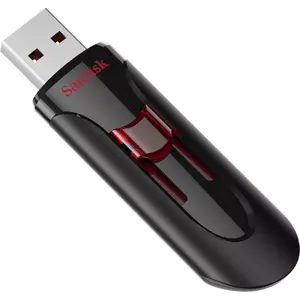 SanDisk Cruzer Glide 3.0 USB Flash Drive 256 GB USB Type-A 3.2 Gen 1 Black Slide