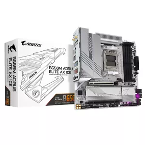 Материнская плата GIGABYTE B650M AORUS ELITE AX ICE, AMD B650, сокет AM5, Micro ATX