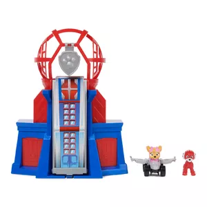 PAW Patrol : The Mighty Movie Mini Lookout Tower Playset with Mighty Pups Skye Toy Car and Marshall Toy Figure, Kids Toys for Boys & Girls Ages 3+