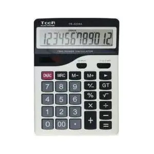 Desktop calculator Toor Electronic TR-2235A — basic arithmetic functions, portable compact design