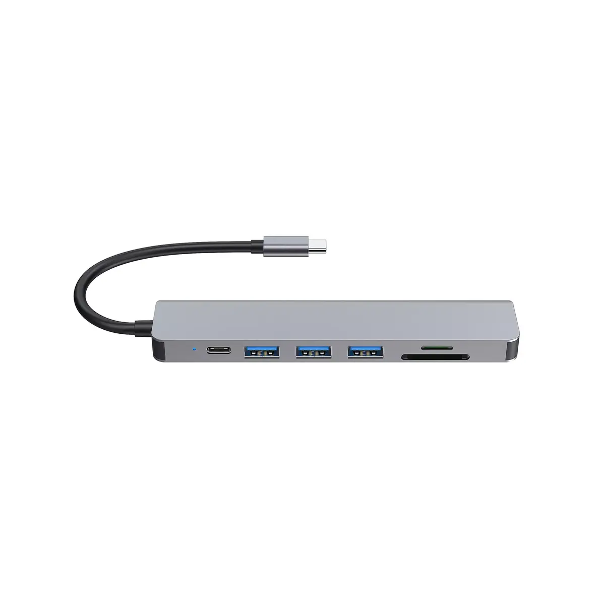 USB-C 7 в 1 Многофункциональный адаптер Equip Photo 4