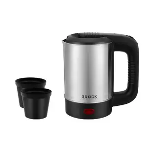 BROCK WK 0903 S Travel Electric Kettle, 0.5L, 500W, with 2 Cups