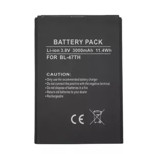 Battery extra digital LG BL-47TH 3000mAh Li-ion rechargeable battery for compatible devices