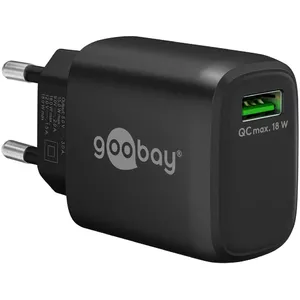 Зарядное устройство Goobay 61671 для мобильных устройств Универсальное Черное AC Быстрая зарядка
