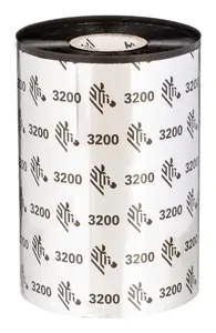 Thermal transfer ribbon Datalogic Zebra 3200 Wax-Resin 450 m Black, 220 mm width