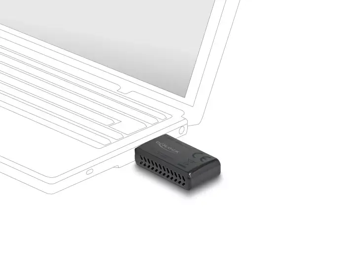 DeLOCK Wi-Fi 6 Divu joslu WLAN USB zibatmiņa AX1800 Photo 3