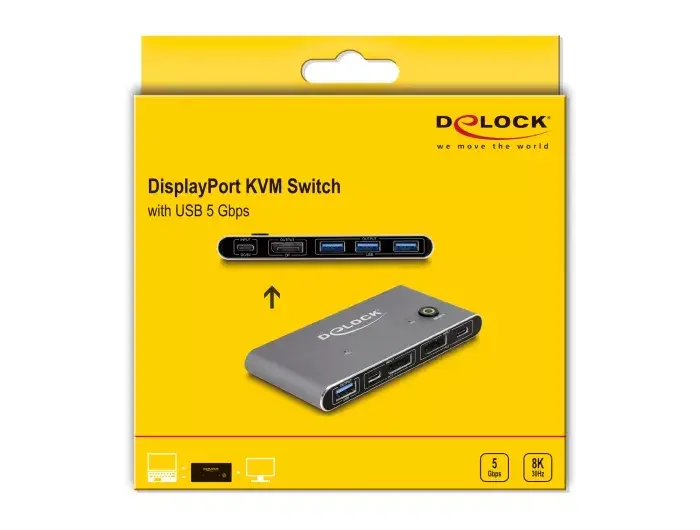 KVM Switch DisplayPort 8K 30 Hz Photo 2
