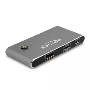 KVM switch DeLOCK 11487 USB 8K Ultra HD 144 Hz