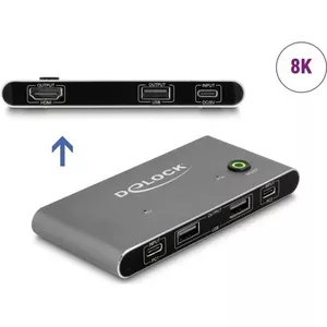 KVM switch DeLOCK 11486 USB HDMI 8K Ultra HD 144 Hz