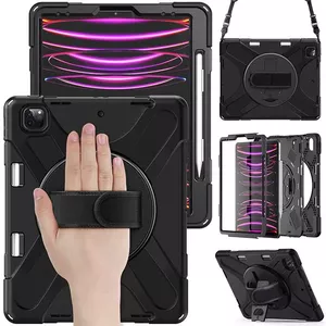 Planšetdatora vāks eSTUFF ES683251-BULK melns iPad 12.9 2018-2022 vieglais dizains