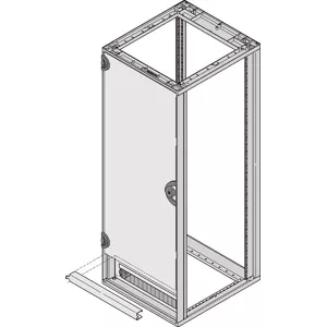 Hinge bracket SCHROFF 7021, 60 mm mounting depth, metal support for enclosure panels