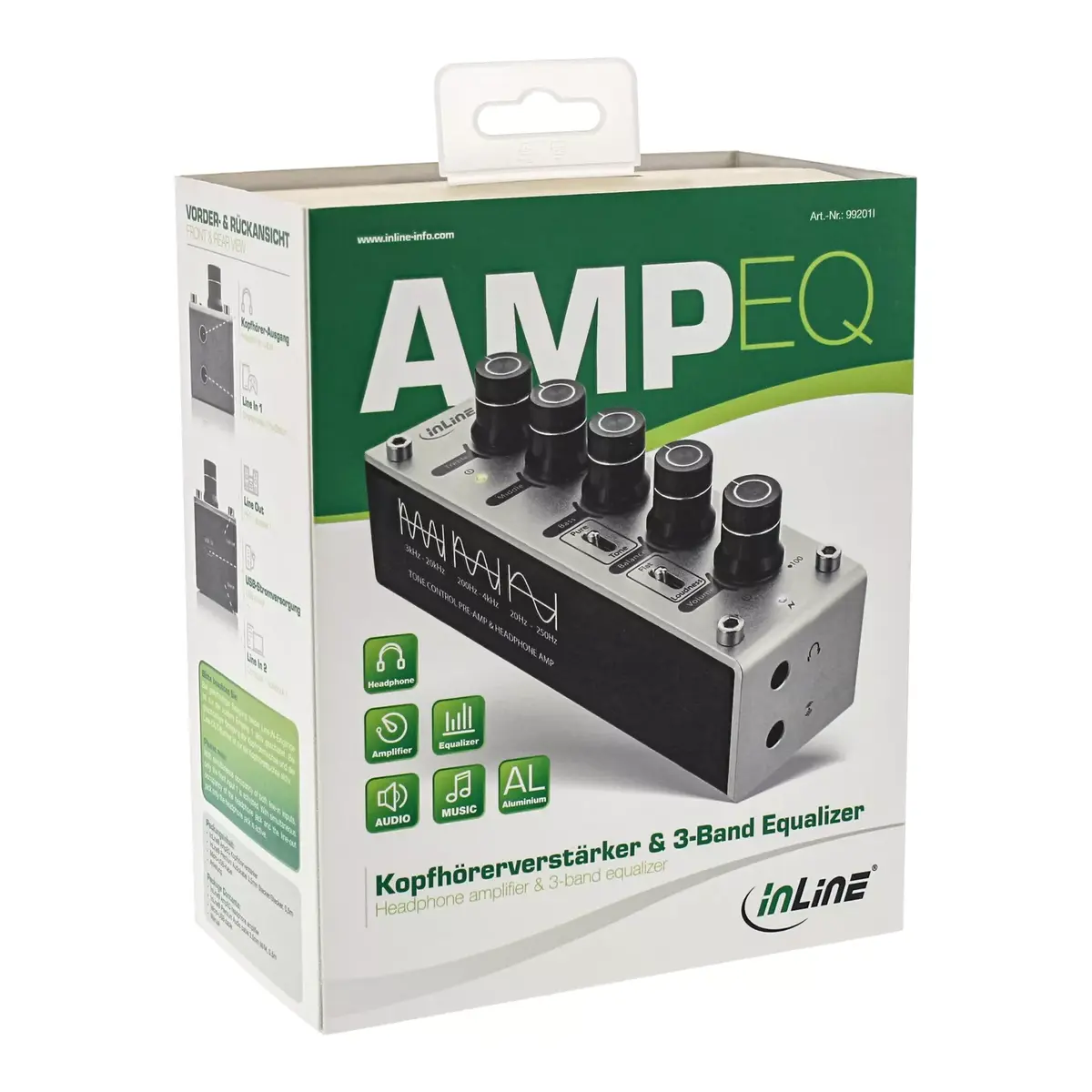 Preamps InLine AmpEQ Tri-Tone Hi-Res AUDIO 99201I Photo 2