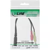 Audio Headset Adapter Cable InLine 99312A Photo 2