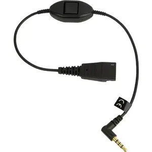 Jabra LINK Mobile QD uz 3.5mm ar atbildes pogu