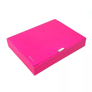 Tape dispenser Panta Plast Neon PP A4 55 mm pink - desktop tape cutter for 55 mm rolls