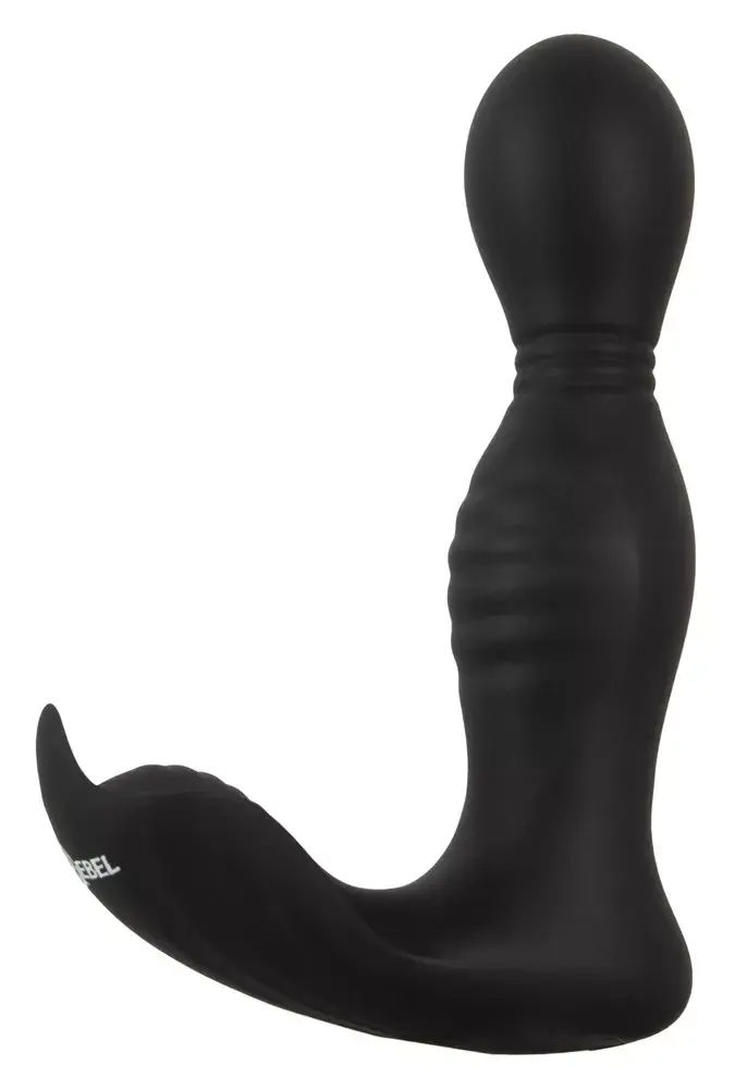 Анальный вибратор Rebel RC Butt Plug — силикон, 2 мотора Photo 4