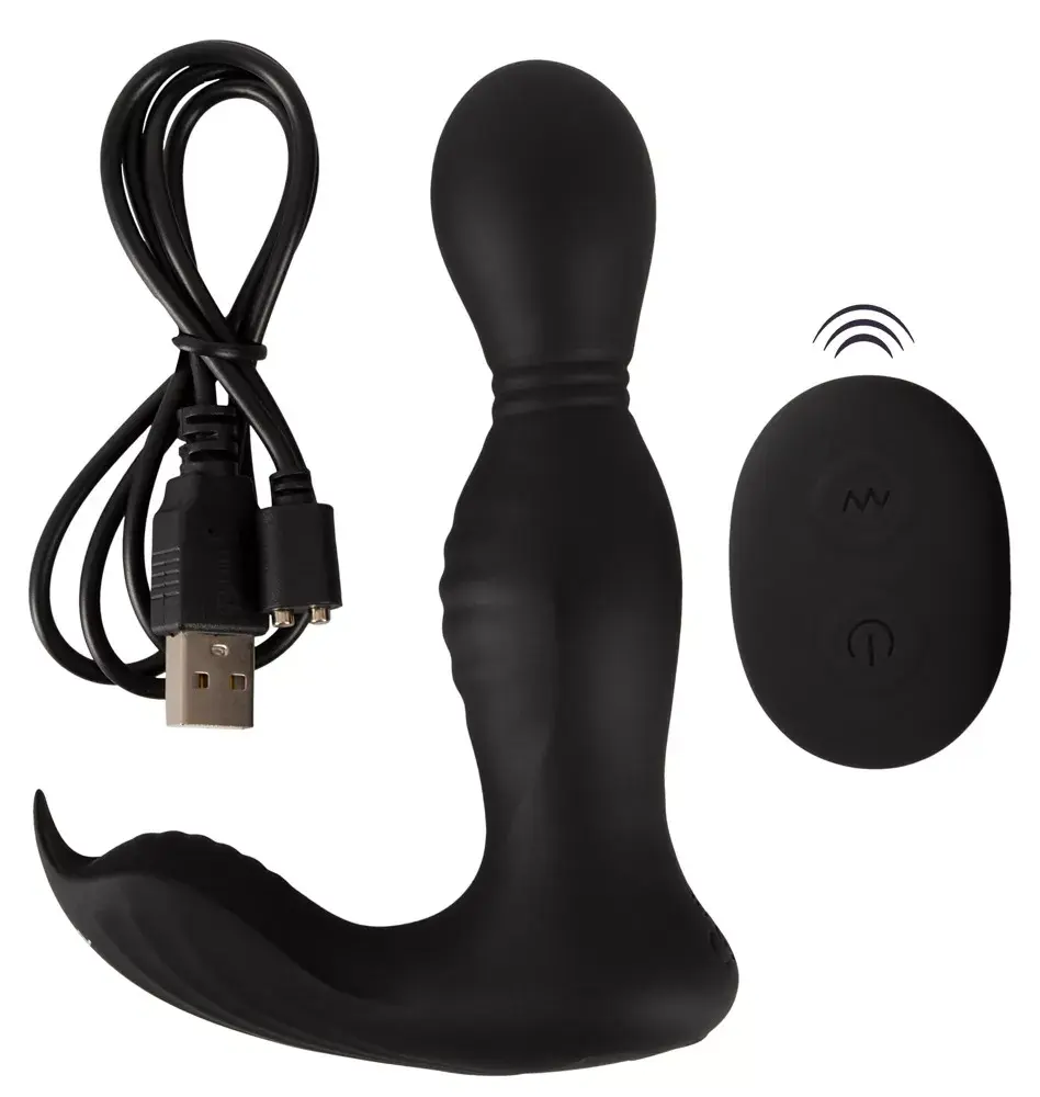 Анальный вибратор Rebel RC Butt Plug — силикон, 2 мотора Photo 12