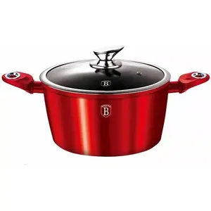 Cooking Pot berlinger haus Garnek Metallic 28 cm BH/1258, 28 cm diameter, stainless-steel look