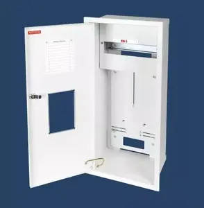 KARWASZ RW-3 Z/O Flush-Mounted Distribution Board 3-Phase White with Lock