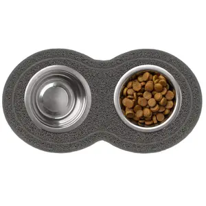 Pet bowl tray Springos PA1062 non-slip design, easy to clean